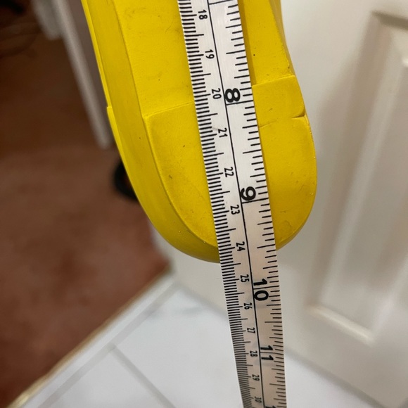 Loeffler Randall Rubber Matilde Yellow Rain Boots Women's Size 7M EUC - Picture 10 of 10